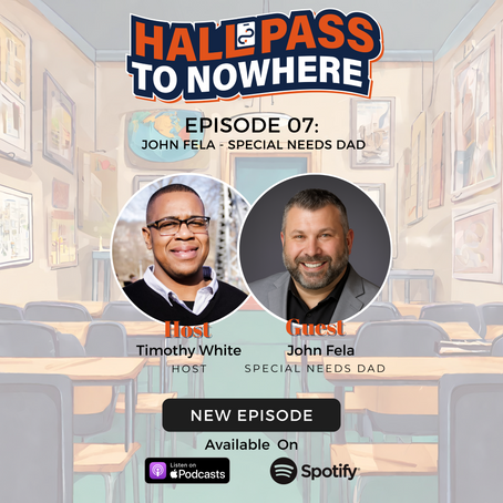 Hall Pass to Nowhere episode 7 with a picture of John Fela