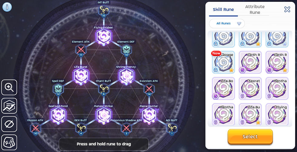 Doram Magic Skill Runes