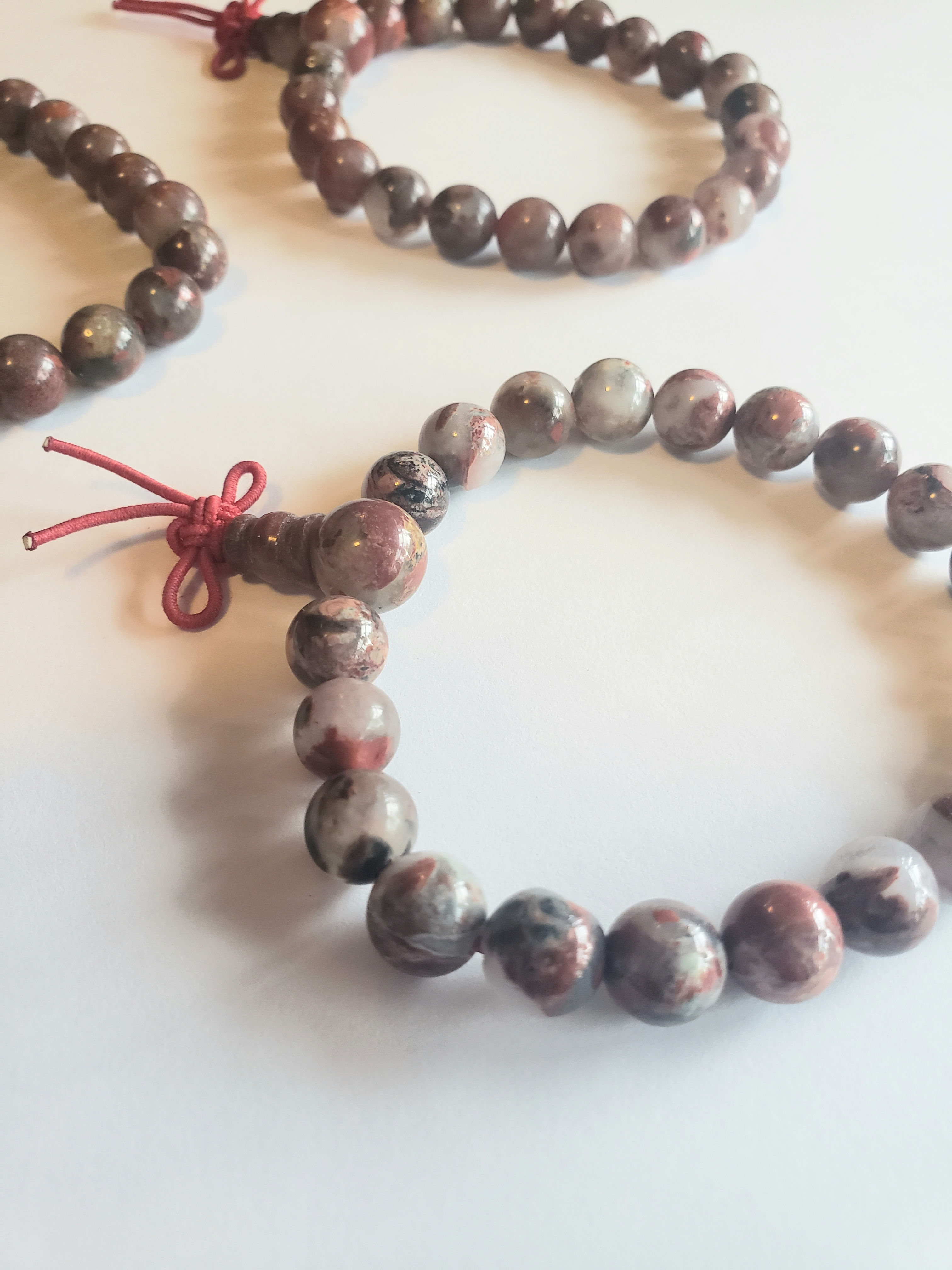 Brecciated Jasper Mala Bracelet