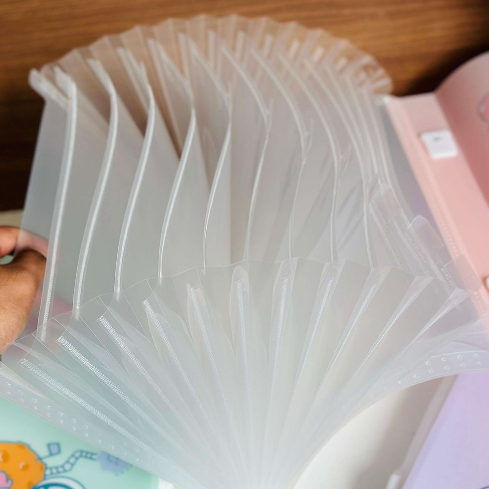 Thumbnail: A4 size Space themed 13 leaves folders with handle
