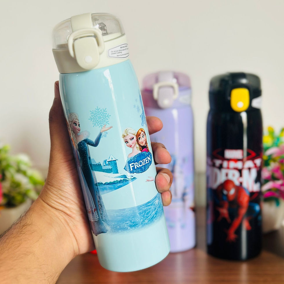 Thumbnail: Kids superhero Steel Sipper bottle - 500ml