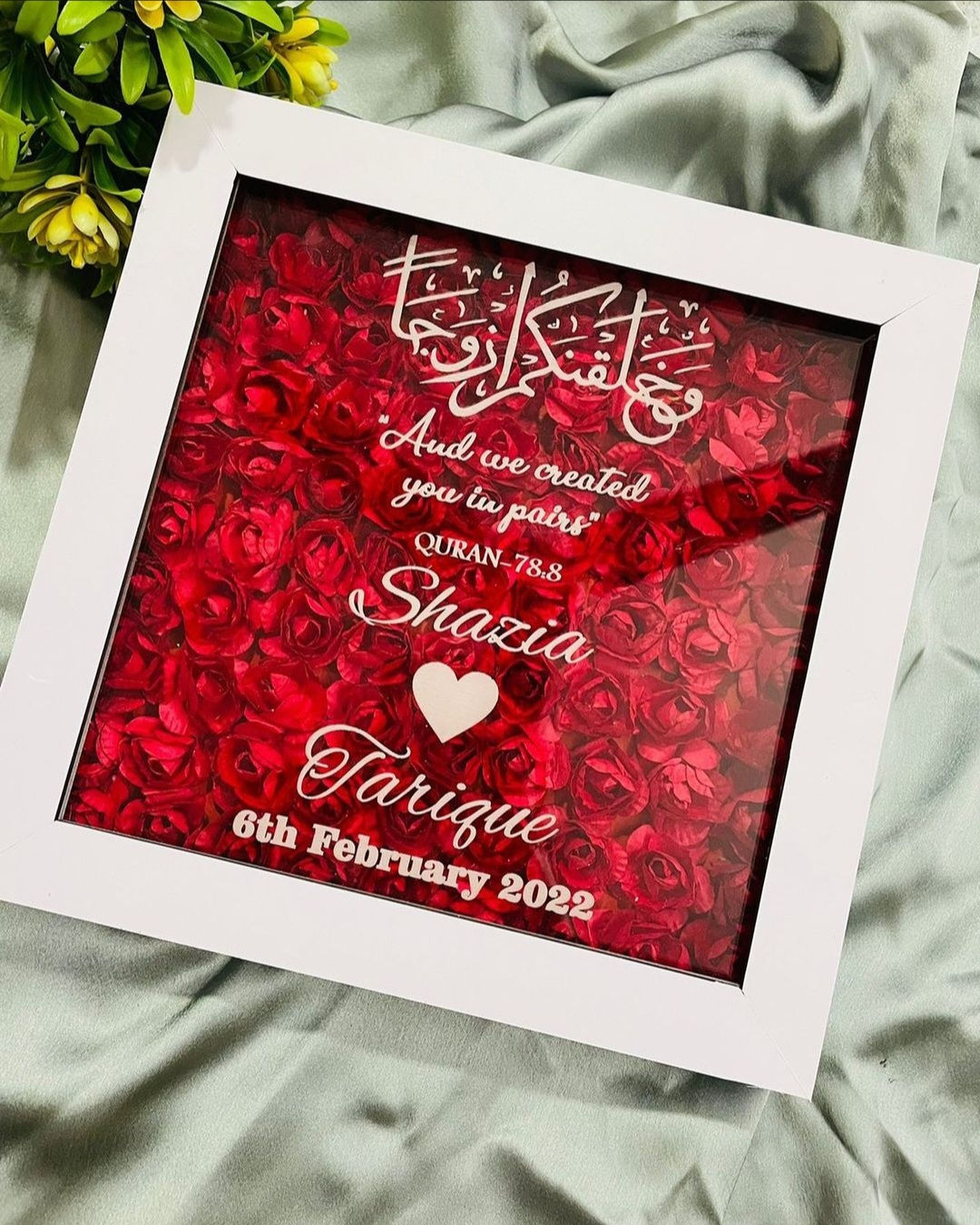 LED Floral personalized box