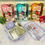 Thumbnail: Bear Family 3 grid steel lunchbox with spoon, chopsticks & bowl