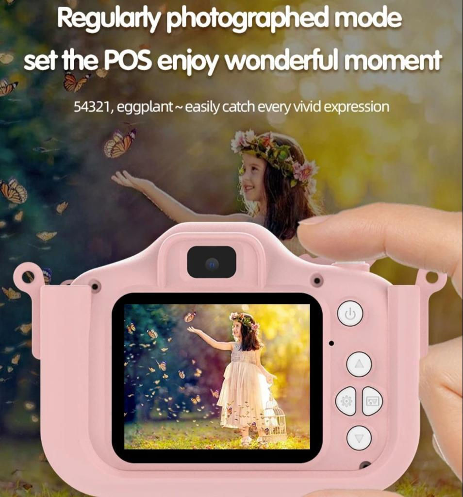 Thumbnail: Unicorn Kids' Digital Camera with SD Card Slot – Fun and Easy-to-Use Kids Camera