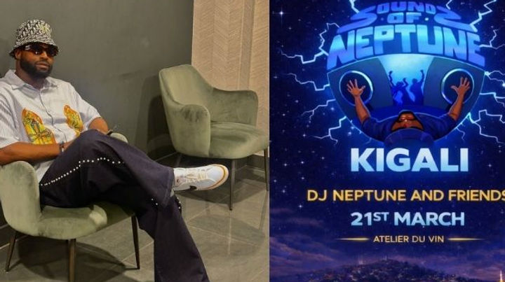 DJ Neptune has confirmed a Kigali concert set for March 21, 2026, marking his return to Rwanda after his 2022 performance.