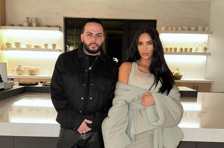 Kim Kardashian shared candid dating advice in Paris as reports link her to Formula One star Lewis Hamilton, according to media reports.