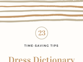 Dress Dictionary