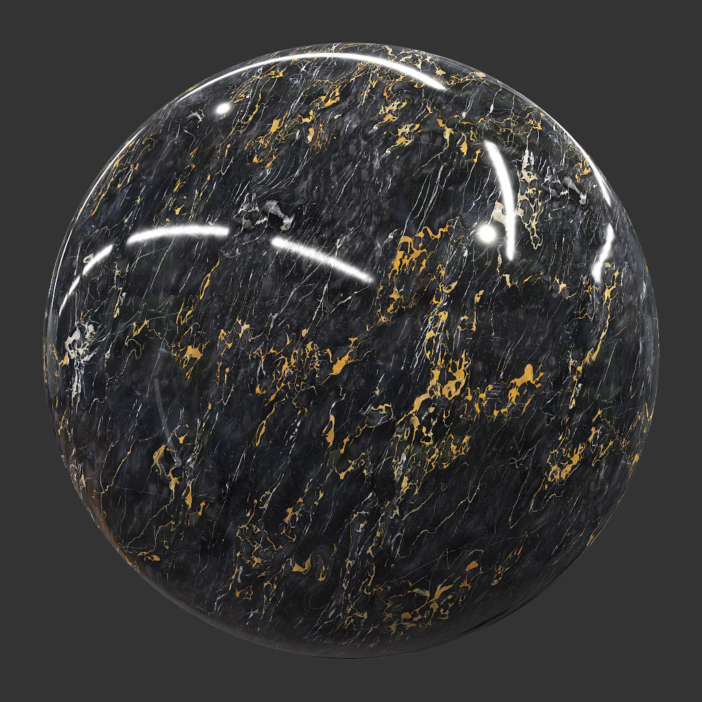 Carbon Golden Portoro Marble Panel 25