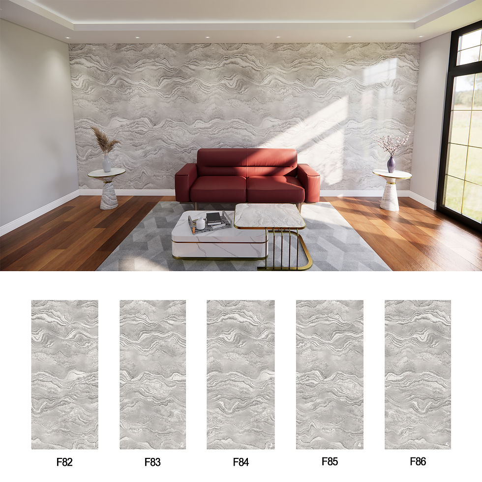 Panneau décoratif marbre gris à motif abstrait