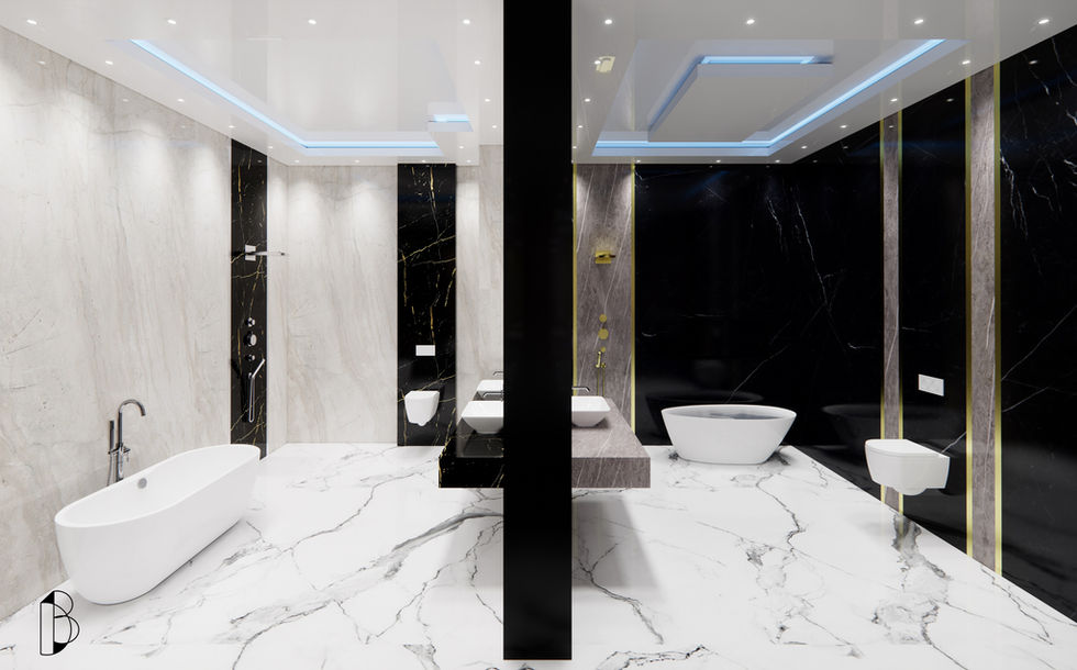 Panel Calcite Pvc Marble Sheet Showroom 19