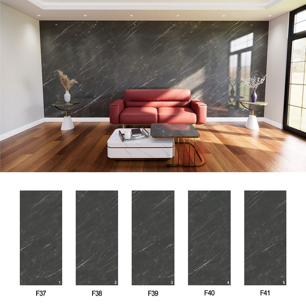 Panneau décoratif effet marbre gris Collemandina