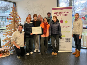 Großzügige Spende: 7.000 Euro für das Kinderpalliativteam „Kleine Riesen“