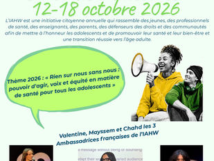 Semaine internationale de la santé des adolescents