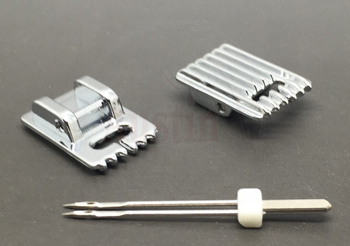 Thumbnail: Fijne plisseervoet 5 groeven Brother