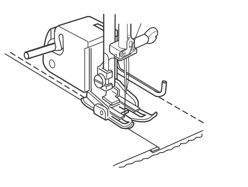 Thumbnail: Janome boventransportvoet open/gesloten