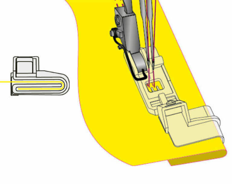 Thumbnail: Bernette overlock Zoomvoet