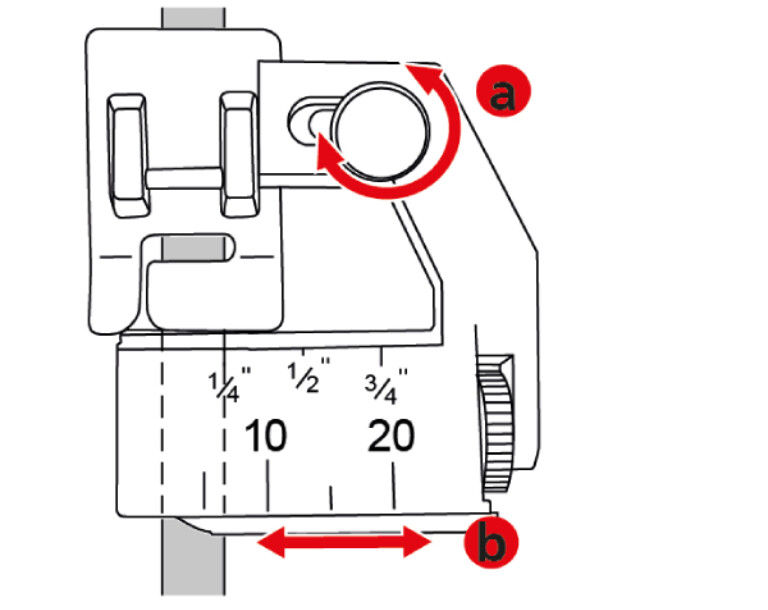 Thumbnail: Bernette Instelbaar bandapparaat