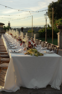 intimate wedding modern Fruit decor