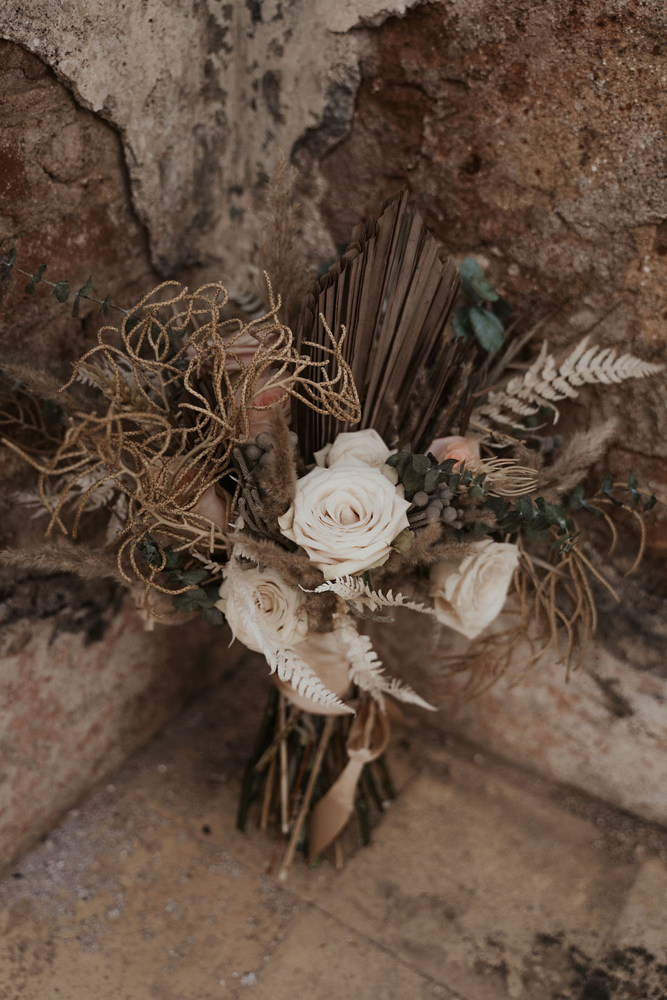 Eclectic Boho elopement bouquet