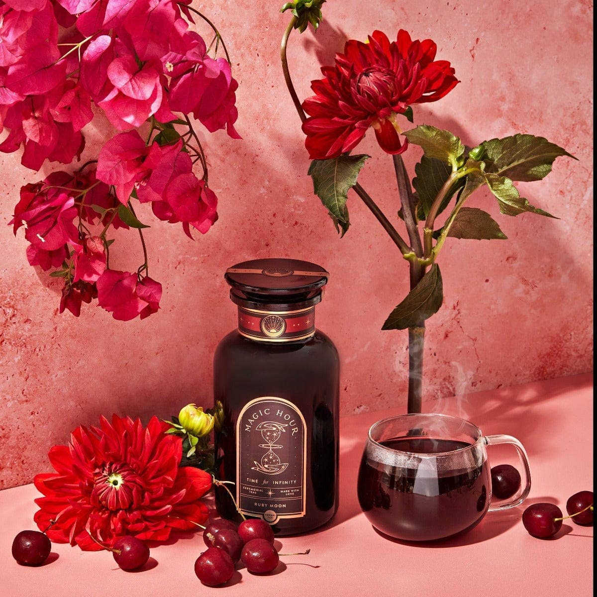 Ruby Moonβ’: Hibiscus Elderberry Tea