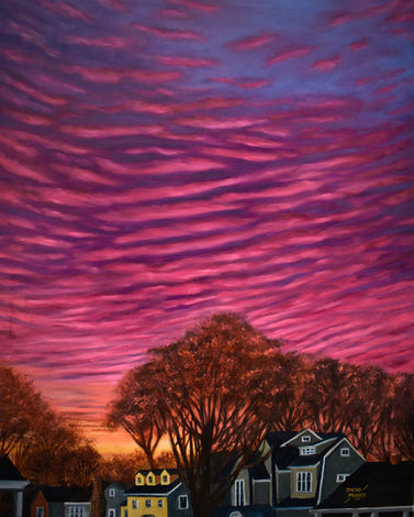 Pink Sunset Sky
