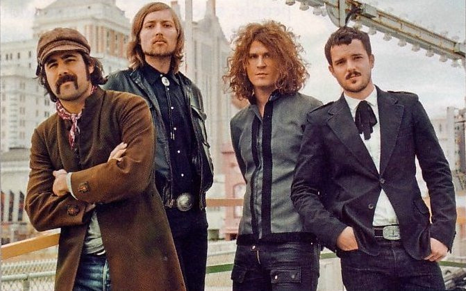The killers posed in a city