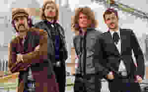 The killers posed in a city