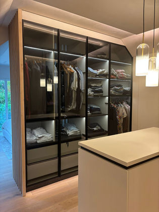 dressing bois vitre verre moderne