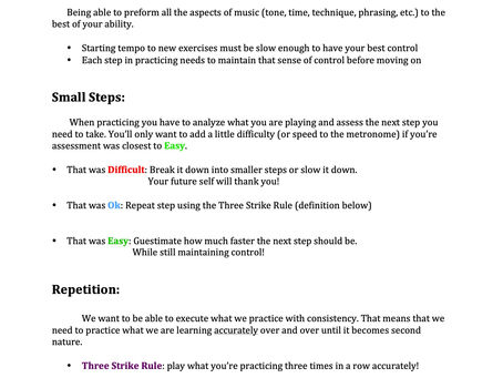                Three Steps to Developing Speed 