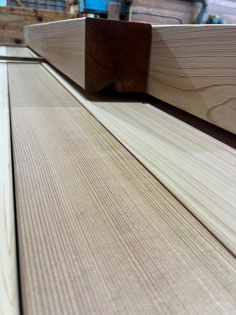 6x6 Clear Cedar Posts — product view 6