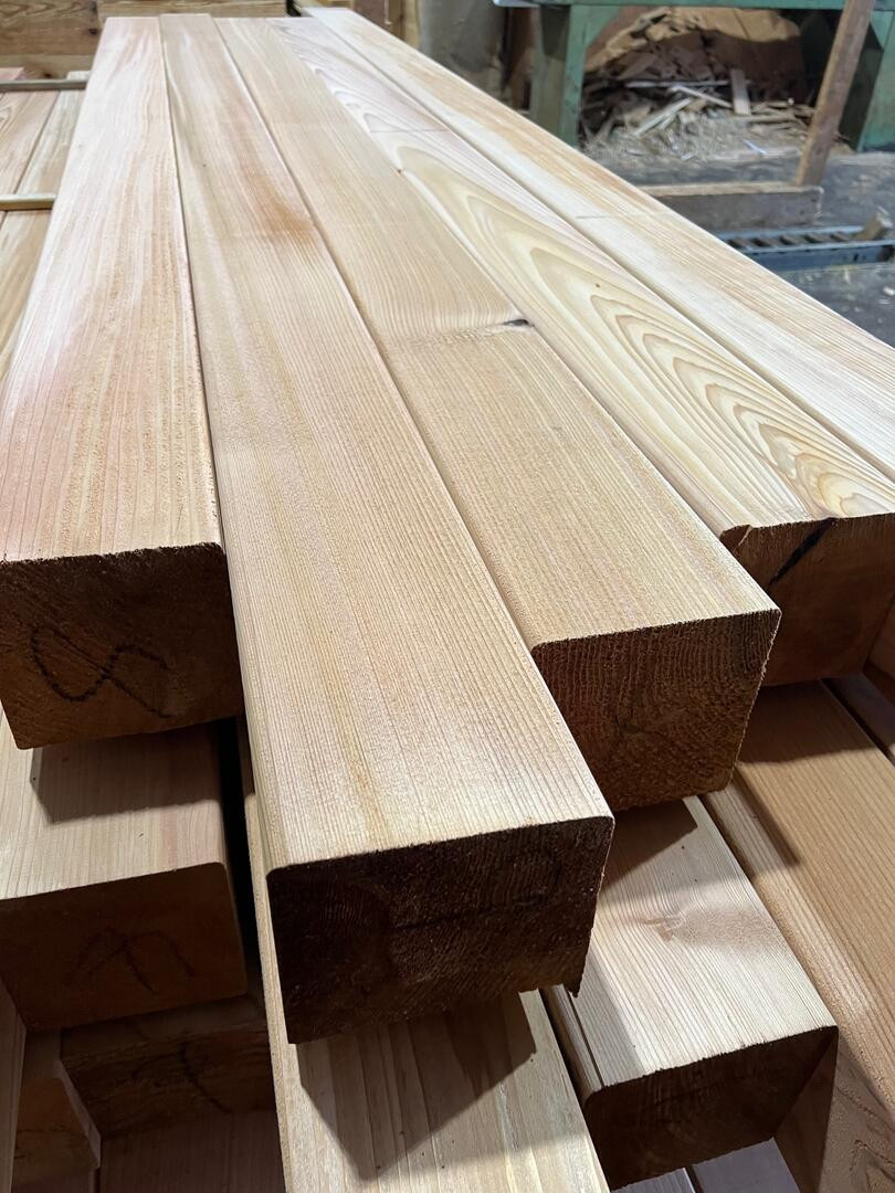 6x6 Clear Cedar Posts — product view 1