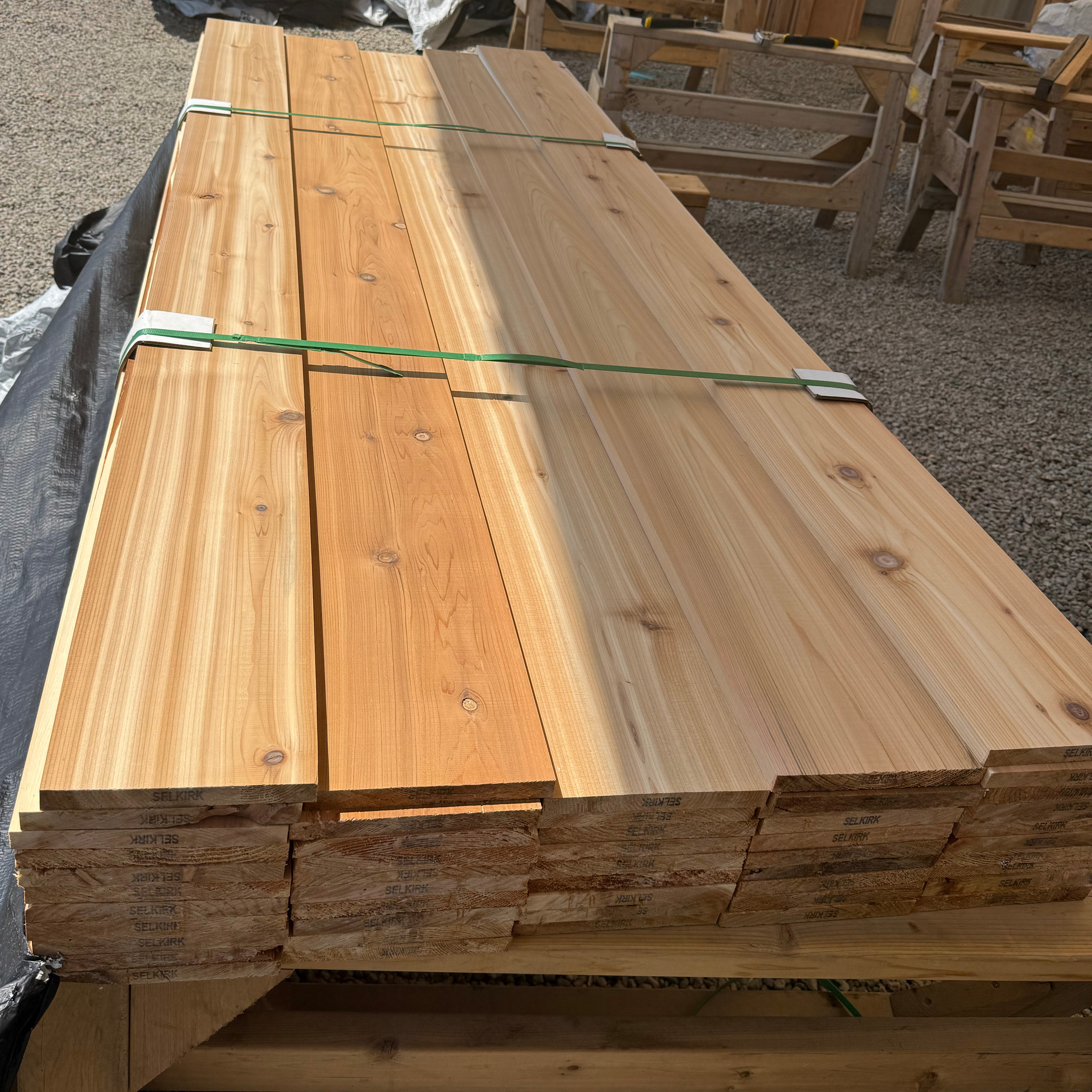 1x8 Cedar - Tight Knot Grade — product view 2