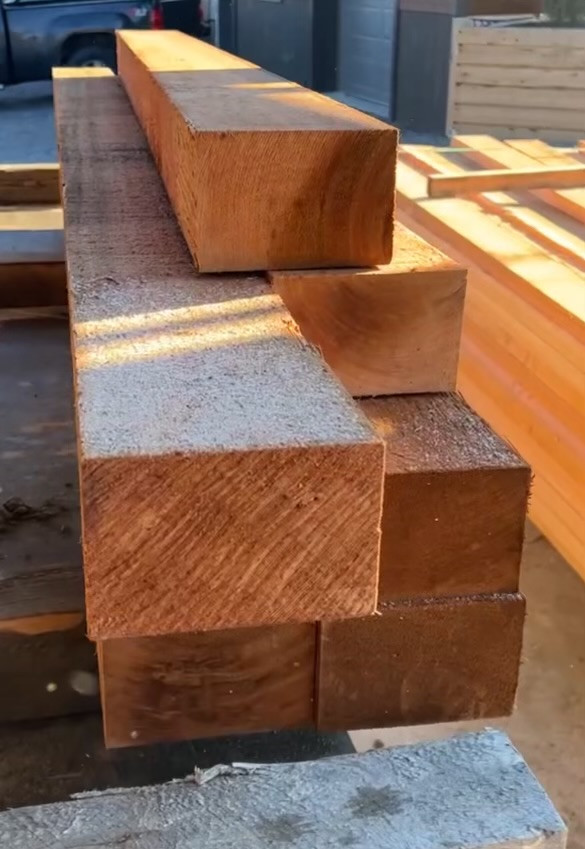 12x14 Cedar Timbers — product view 2