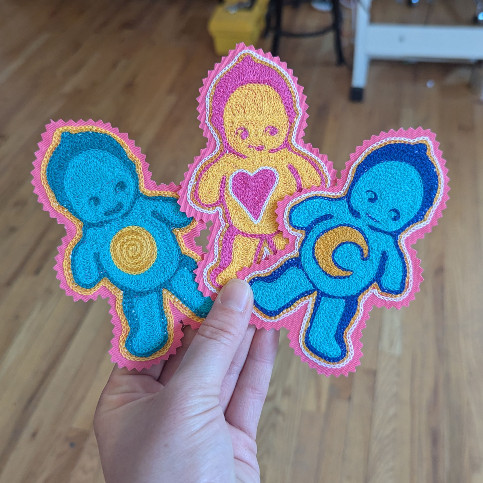 5'' Kewpie Iron-On Patch