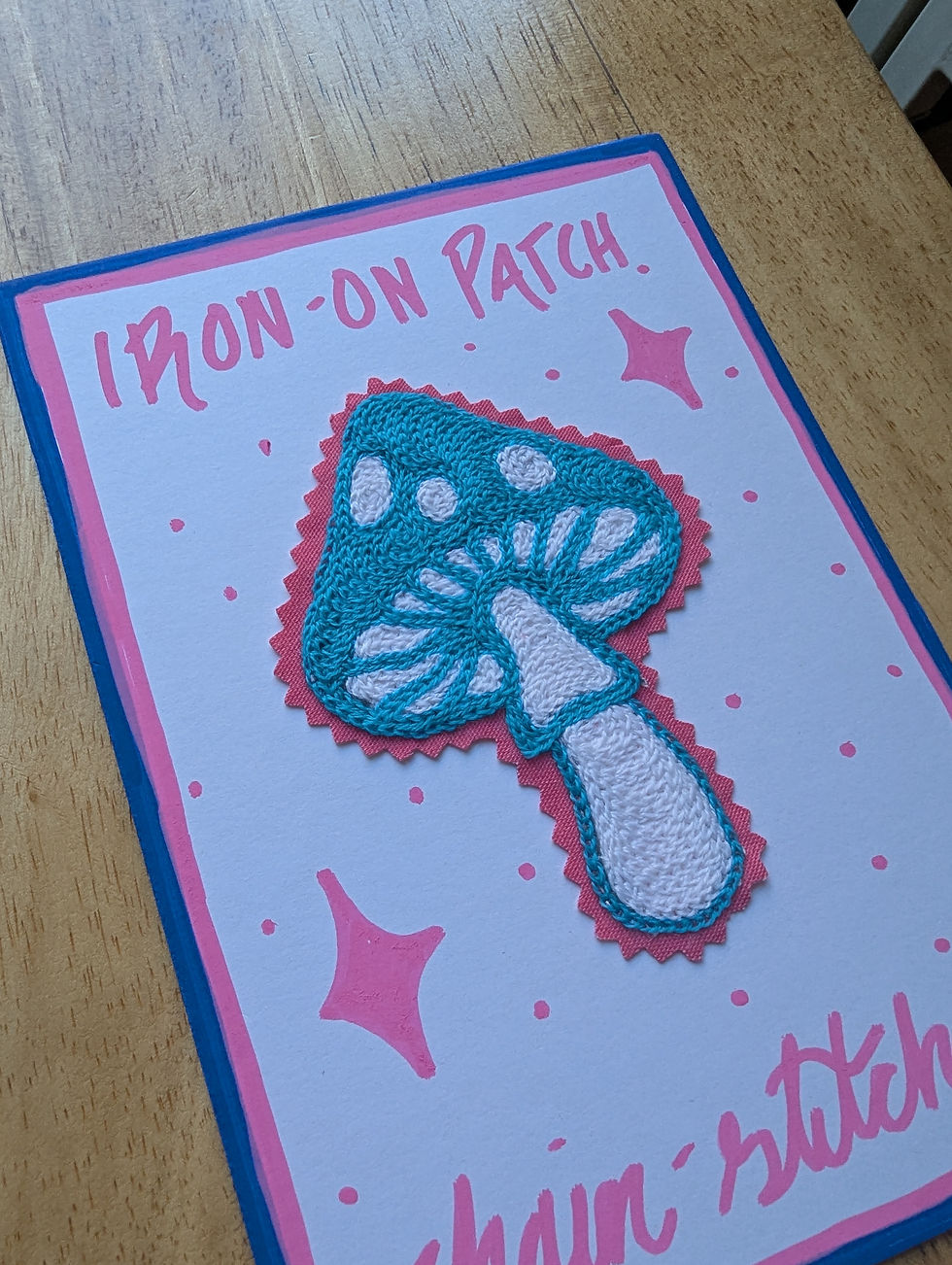 Thumbnail: 3.5'' Blue Mushroom Patch