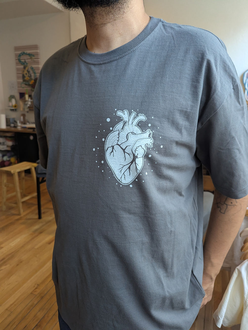 Thumbnail: "If Not Now, When?" Grey Heavyweight Unisex T