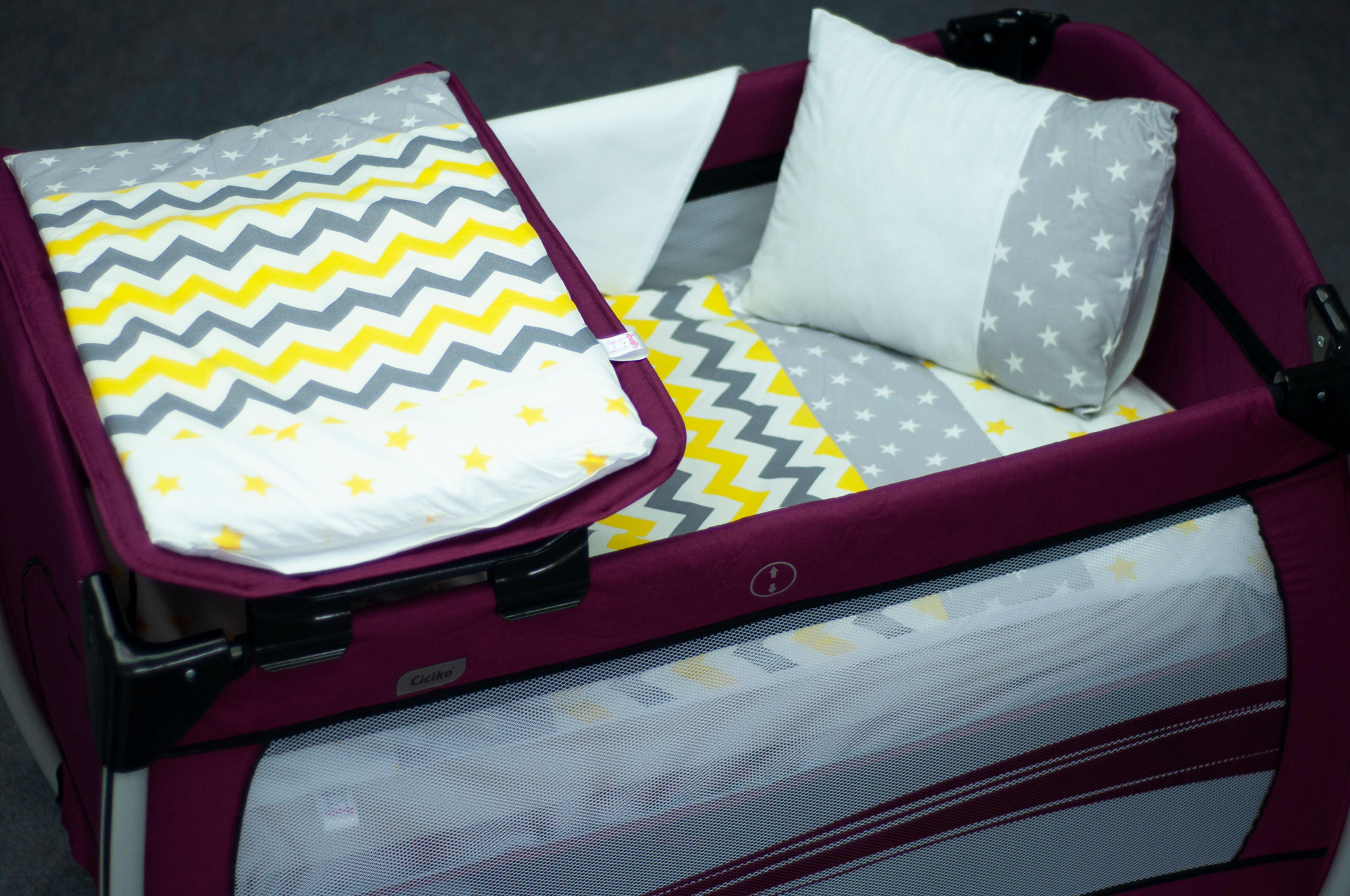 Oyun Parkı Bebek Uyku Seti - Zig Zag - 4'lü Set