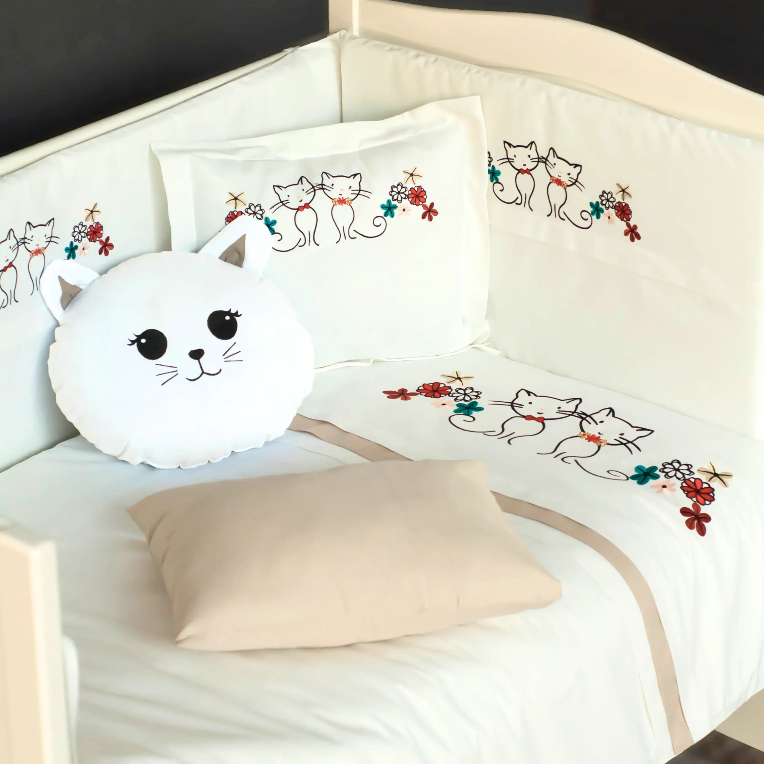 bebek uyku seti kitty kahverengi