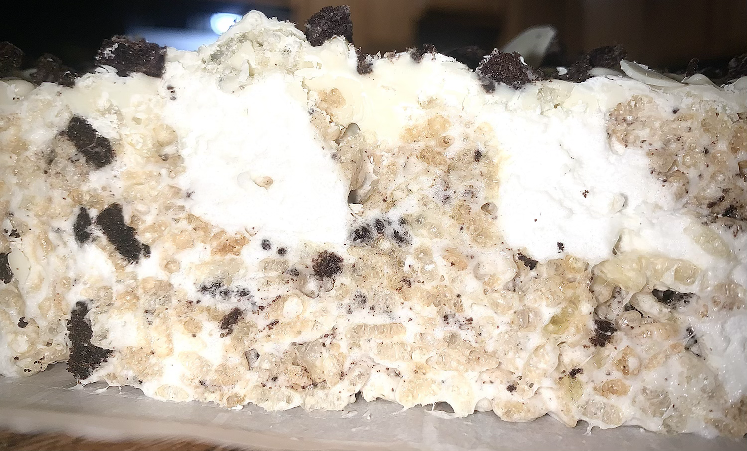 Cookies & Cream Rice Krispies Bars