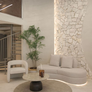 חלל מספרה בעיצוב עליזה כהן- צילום עיצוב פנים