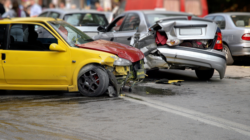 One Injured in Two-Vehicle Crash on Broad St