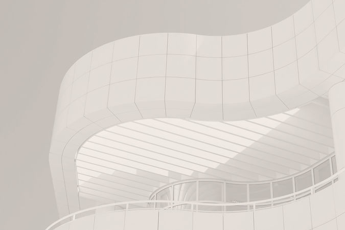 Building with wavy architecture