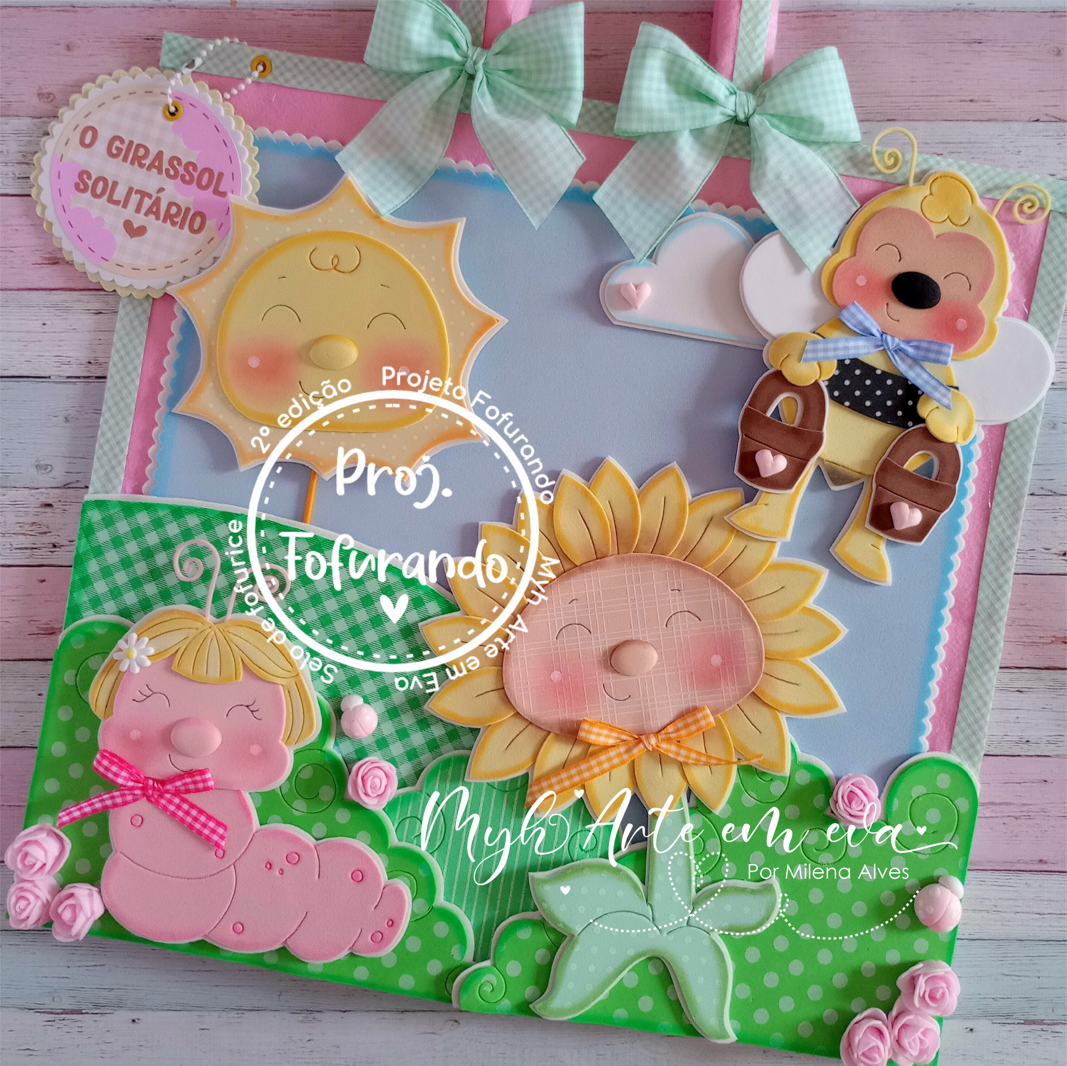 O girassol solitário Sacola cenário - 2° Proj. Fofurando - Apostila dig