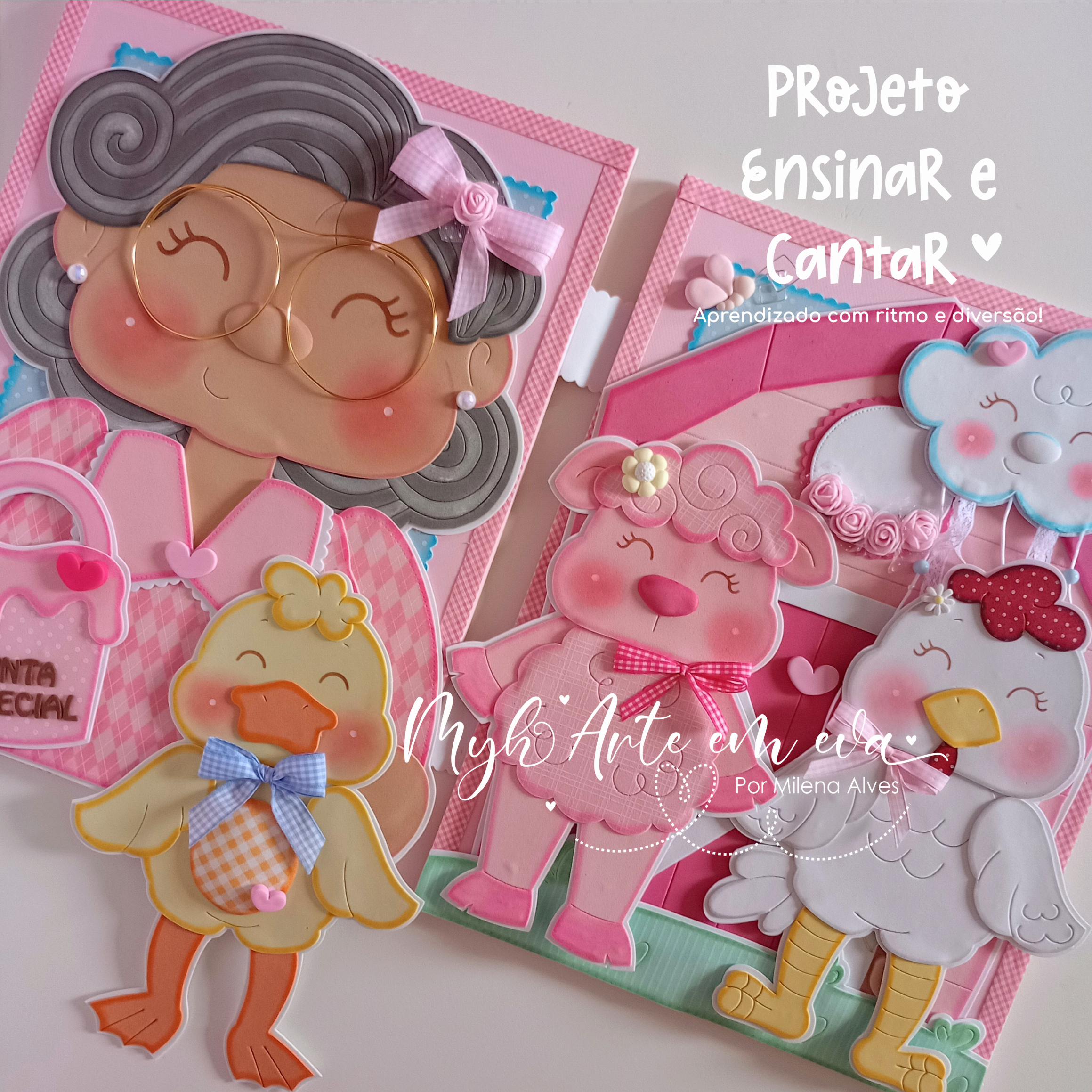 A ovelha rosa da Dona Rosa Livro cenário - Apostila digital