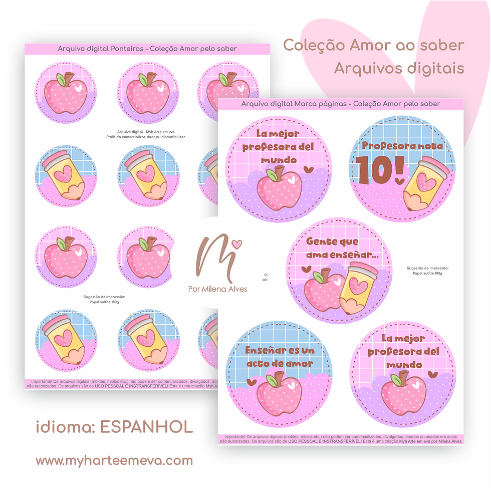 Miniatura: Coleção Amor ao saber - Apostila e arquivos digitais (Espanhol)