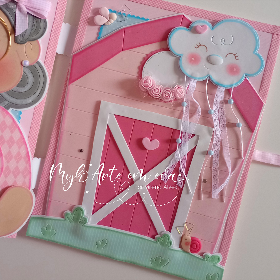 Miniatura: A ovelha rosa da Dona Rosa Livro cenário - Apostila digital