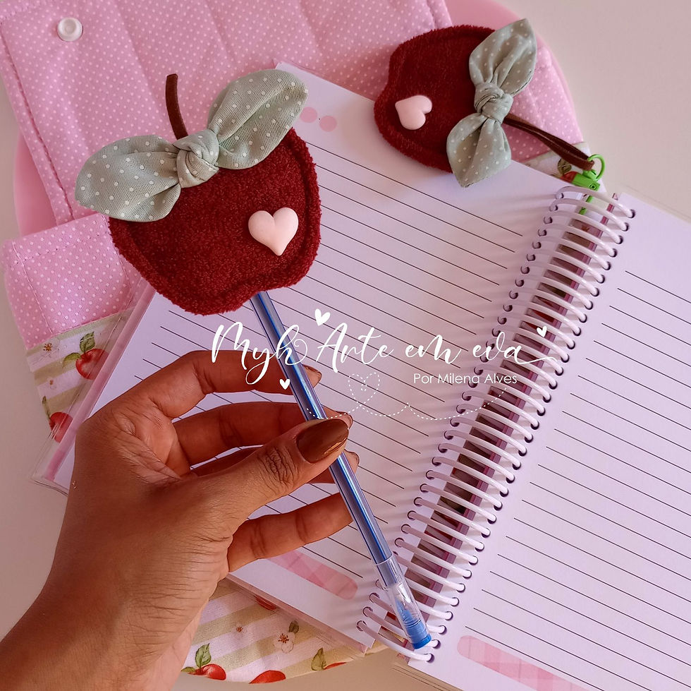 Miniatura: Kit ensinar com Amor - Caderno Ju + case e estojo