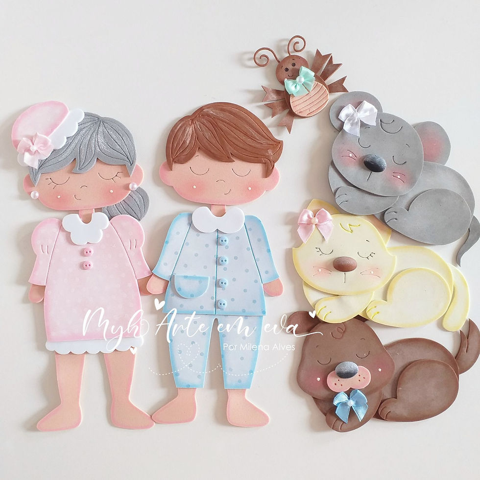 Miniatura: A casa sonolenta Livro cenário - Apostila digital