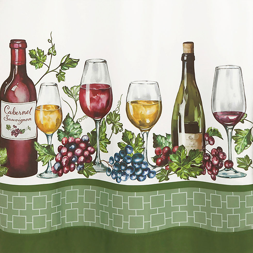 Thumbnail: Napa - Printed Tier and Swag Window Curtain Set