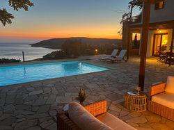 Private pool - early evening